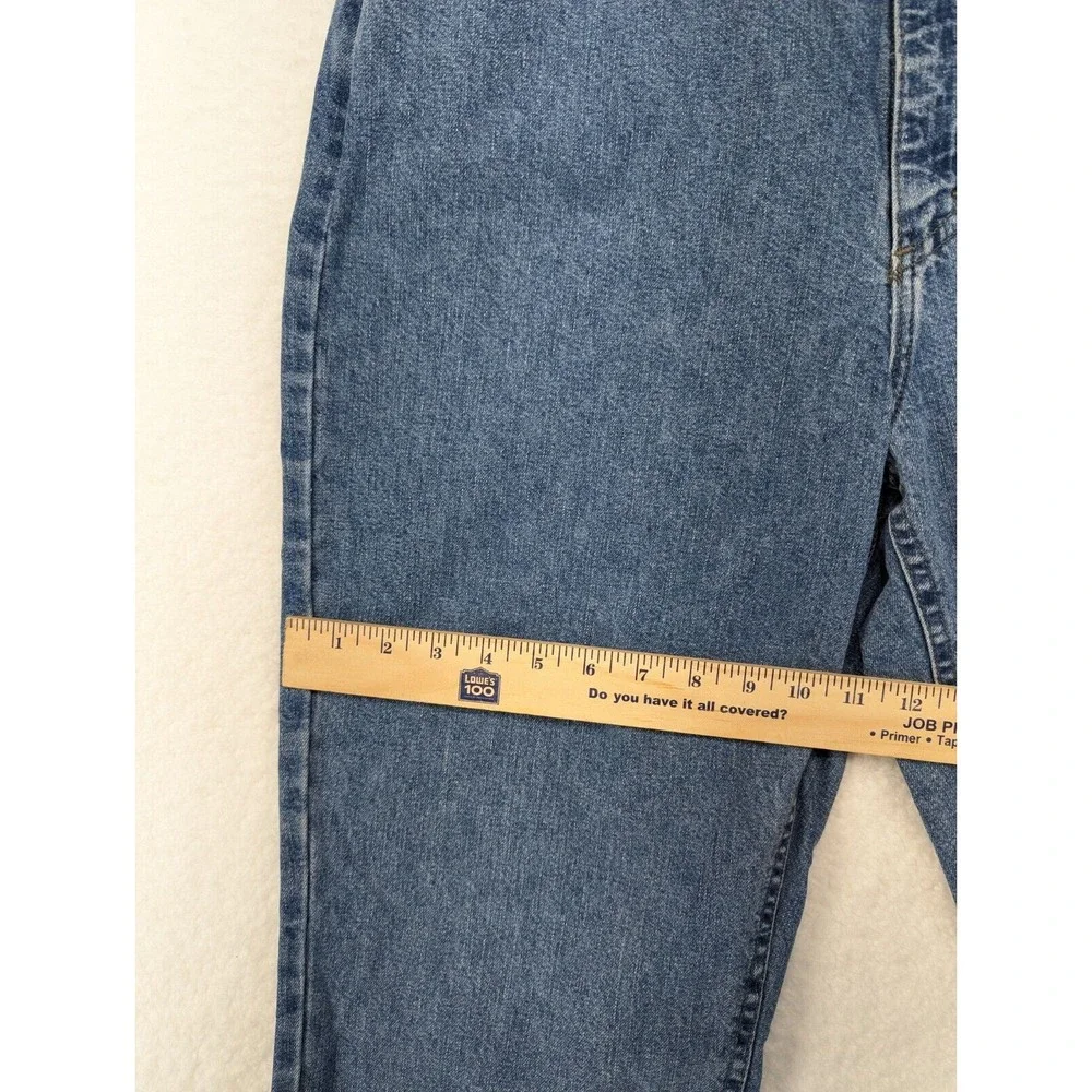 LEE Original Loose Mom Jean med wash High Rise VTG 90s 12M‎ 20